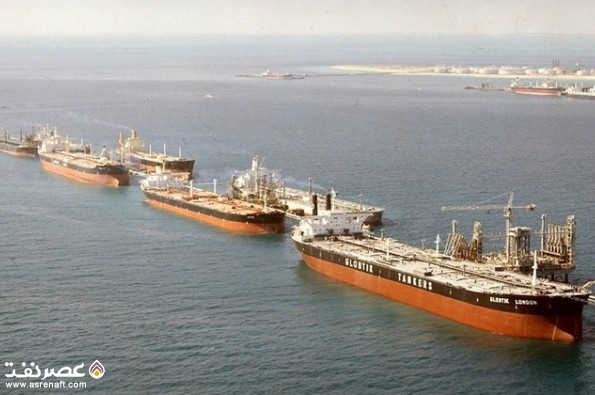 پایانه نفتی رأس تنوره عربستان سعودی در خلیج فارس
