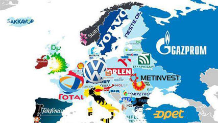 نماد تجاری کشورهای اروپایی| عکس