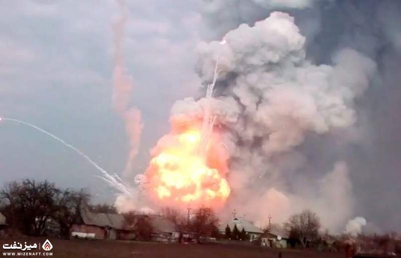 انفجار خط لوله گاز در شرق اوکراین