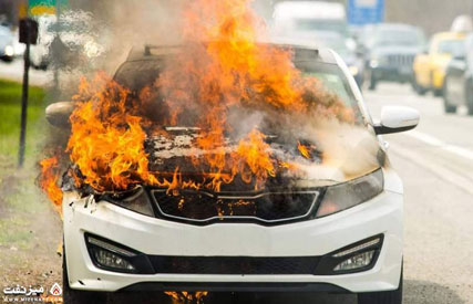 آتش‌گرفتن خودرو  | میز نفت